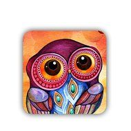 Generic Unique Have Cute Funny Owl Cup Mat Mdf Material N3