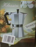 3 Cup Stovetop Espresso Maker - For Gas, Electric, or Ceramic Stovetops N2