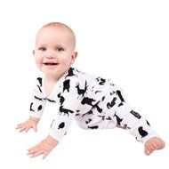 Clothes Set ,BeautyVan Newborn Infant Clothes Baby Boy Girl Tops Animals Print Romper Outfits Jumpsuit (24M, White) N6