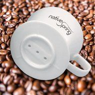 Native Spring Ceramic Coffee Pour Over Dripper Single Serve Gift Pack Includes Melitta Filters N9
