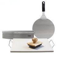 Bialetti At Home Pizza Kit with 14.75 Inch Square Pizza Stone N2