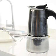 Hunulu Stainless Steel 2-Cup Latte Moka Espresso Pot Top Percolator Stove Coffee Maker N7