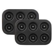 Donut Pan - 6 Cup Bake Doughnut &amp; Bagel &amp; Cake Maker N5