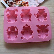 Y&amp;XL&amp;H Bakeware Animal Heart Baking Molds Chocolate Mold Cookies Mold Ice Mold N3