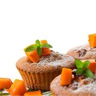 Silicone Muffin Pan and Cupcake Maker 12 Cup, Red, Plus Muffin Recipe Ebook N4