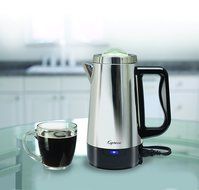 Capresso 405.05 12 Cup Perk Coffee Maker, Metallic N8