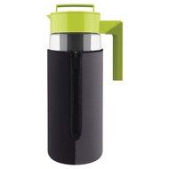 Takeya 2 Qt. Flash Chill Tea Maker Set of 1 water pitcher, Green, 3.7"x6.2"x12.4" N4