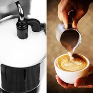 LuxHaus 58mm Calibrated Pressure Tamper for Coffee and Espresso Bundle with FREE GIFT - 12oz Stainless Steel Milk... N4