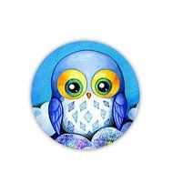 Generic Unique Have Cute Funny Owl Cup Mat Mdf Material N5