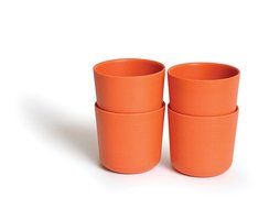 Biobu [by Ekobo] 8 oz Bambino Cup Set (4 Pack), Smoke N4