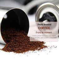 Coffee Grinder Stainless Steel Manual Hand Crank Mill Grinds for Precision Brewing Beans Spices Brushed N5