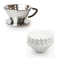 PcsPce-Equipment Coffee maker Mixer, Wave Dripper Pour Over and Wave filters set