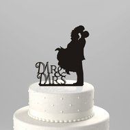 Bride And Groom Cake Topper N3