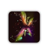 Generic Mdf Design Butterfly Cup Mat Hipster N5