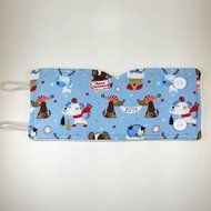 French Press Cozy, Cafetiere Cosy, Christmas, Holiday Dog Theme N3