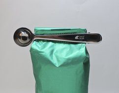 Stainless Steel Pour Over Coffee Dripper - Reusable Double Layer Mesh Filter and Coffee Scoop with Bag Clip N3