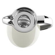 Emsa Campo Stainless Steel Thermal Carafe with Glass Liner, 34 oz, White N6