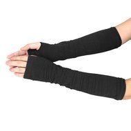 Long Fingerless Gloves,Morecome Winter Wrist Arm Hand Warmer Knitted Mitten (Black) N39