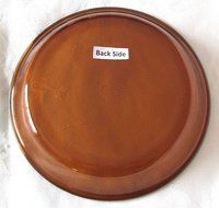 Vintage Anchor Hocking Fire King 9 Inch Amber Glass Pie Plate - Made In USA N3