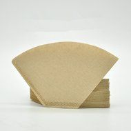 Huayoung Natural Paper Thick Coffee Filter 102 Coffee Filter 100 Count Disposable Coffee Filters (100) N5