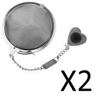 Fox Run Brands Spice Teaball with Heart Chain
