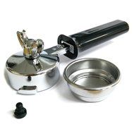 Genuine Gaggia 8332018000 Portafilter Handle with 2 Cup Filter Basket N3
