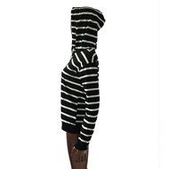 Pullover Tops,Morecome Womens Stripe Loose Casual Long Sleeve Hoodie Sweatshirt (S, Black) N18