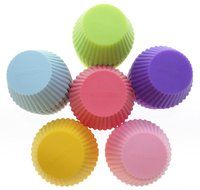 MYLIFEUNIT Reusable Silicone Baking Cups, Cupcake Liners , Set of 12 N6