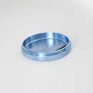 Sharp Stone Official Authentic 4 Piece Hand Crank Grinder Clear Top 2.5 Inches Blue + Free Performance Technology... N6