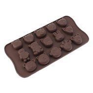 Y&XL&H Cartoon Animals Shaped Silicone Chocolate Mould N2