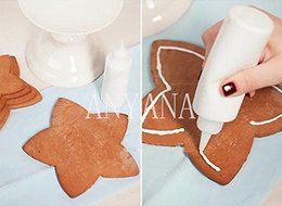 Anyana 10 Pcs set 3D Star Decoration Cutter Cookie Biscuit Set for Gift Christmas Tree N8