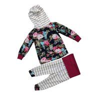 Clothes Set ,BeautyVan Kid Floral Baby Girls Long Sleeve T-shirt+Pants Outfits 2PCS Hooded Clothes Set (80, Purple) N6