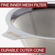 Stainless Steel Coffee Filter - Paperless & Reusable for the Best Pour Over Coffee N4