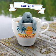 QOCOO Home Office Set of 4 Loose Leaf Tea Infuser Strainers for Black Tea,Green Tea, Loose Tea and Bagged Tea,...