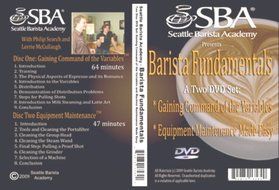 Barista Fundamentals: Gaining Command of the Variables and Machine Maintenance Made Easy, 2 DVD Set