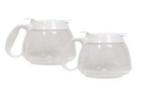 Cuisinart DCC-RC10W Coffeemaker 10 Cup Carafe with White Lid-2 Pack