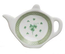 shamrock teabag holder