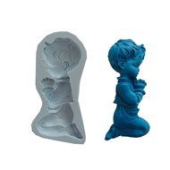 O.K Silicone MoldFondant cake child praying gumpaste M4984 N2