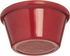 Carlisle 085258 Melamine Smooth Ramekin, 2 oz Capacity, Roma Red (Case of 72) N5