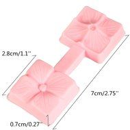 Square Flower / Silicone Butterfly Cake Fondant Decorating Baking Mold Mould DIY Sugar Craft * FREE SHIPPING * N3