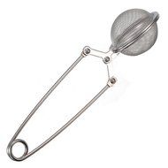 Dealglad Stainless Steel Herbal Spice Tea Leaf Infuser Strainer Filter Squeeze Spoon Snap Mesh Ball
