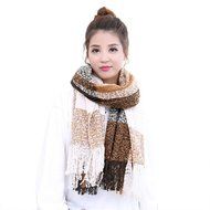 Scarf,Morecome Warm Winter Women Long Scarf Large Shawl Plaid Scarf (Coffee) N10