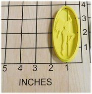 Pole Dancer Stripper Shaped Fondant Cookie Cutter and Stamp #1067 Bachelor Party N2
