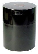 Coffeevac 1/2 lb - The Ultimate Vacuum Sealed Coffee Container, Black Cap & Body
