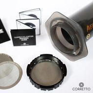 3 Pro AeroPress Stainless Steel Filters by Corretto Coffee - FINE, ULTRA-FINE & MESH + Brewing Guide - Reusable... N4