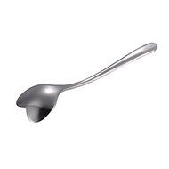 LADEY Heart Shape Stainless Steel Coffee Scoop Polishing Mini Coffee Spoon Teaspoon (2pcs/pack) N6