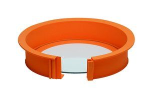 Pavoni EASYCAKE Platinum Silicone Easy Cake Form, Orange
