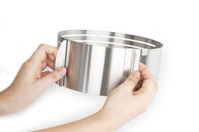 Ankoow 6-8 inch Stainless Steel DIY Adjustable Retractable Circular Ring Cake Layered Slicer Baking Tool Kit Set... N7