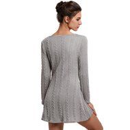 Mini Dress,Morecome Women Ladies Long Sleeve Slim Casual Knitted Sweater N6