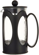 Bodum Kenya 8-Cup French Press Coffee Maker, 34-Ounce, Stainless Steel, Black N11